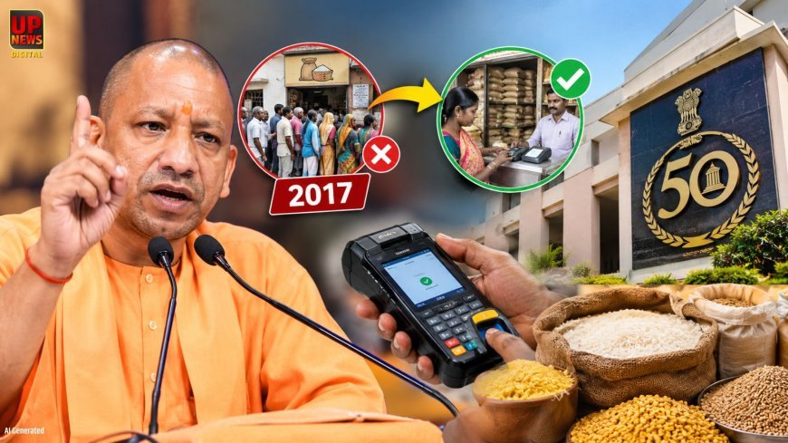 2017 में हर 10 में 6 शिकायतें राशन की, अब हुई जीरो, लोकायुक्त के 50 साल पूरे होने पर बोले सीएम योगी- तकनीक से बदली व्यवस्था