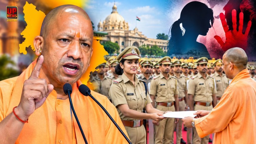 योगी बोले- बेटी को छेड़ने वाला अपने डेथ सेंटेंस पर खुद साइन करता है, 912 पुलिसकर्मियों को बांटे नियुक्ति पत्र