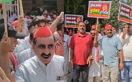 फतेहपुर में सपा का लोकतंत्र बचाओ सप्ताह प्रदर्शन, ज्ञानेश कुमार का पुतला फूंका, वोट बचाओ-देश बचाओ के लगाए नारे