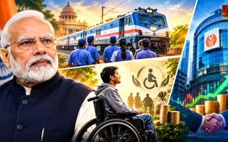 मोदी कैबिनेट के 3 बड़े फैसले, 11.40 लाख रेलवे कर्मचारियों को 78 दिन का बोनस, दिव्यांग पेंशन के नियम बदले, IDBI बैंक में 60.72% हिस्सेदारी बिकेगी  