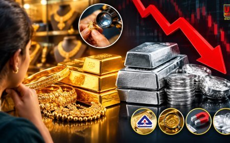 सोने-चांदी के दाम में लगातार तीसरे दिन गिरावट, 10 ग्राम सोना 3 दिन में ₹2,000 सस्ता, चांदी ₹5,000 से ज्यादा टूटी, खरीदारी से पहले इन बातों का रखें ध्यान