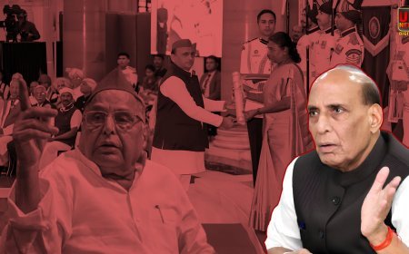 मुलायम सिंह यादव को क्यों दिया पद्म विभूषण ? राजनाथ सिंह से पत्रकार ने किया सवाल, रक्षा मंत्री बोले- उसके कई कारण थे