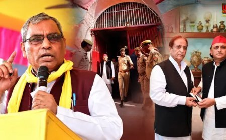 आजम खान से अखिलेश की मुलाकात पर राजभर का तंज, बोले- साइकिल छोड़ पतंग उड़ाने की तैयारी, मुस्लिम CM बनाने की दी सलाह