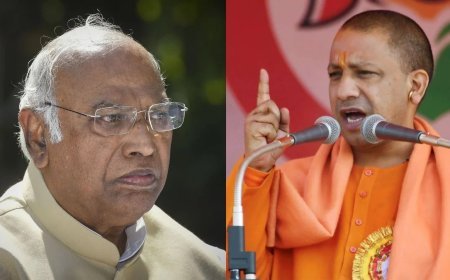 PM मोदी के पिता को लेकर खड़गे के बयान पर यूपी में मचा सियासी घमासान, योगी ने बताया 145 करोड़ भारतीयों की भावनाओं का अपमान, केशव-पाठक ने भी कांग्रेस को घेरा