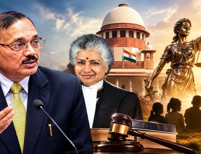 CJP के प्रदर्शन के बीच CJI सूर्यकांत का बड़ा बयान, 18 साल से कम उम्र के बच्चों को सजा नहीं, सुधार का मिले मौका, जस्टिस नागरत्ना ने भी दी अहम सलाह