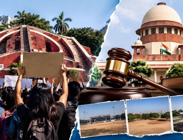 जंतर-मंतर पर प्रदर्शन बंद करने के फैसले को सुप्रीम कोर्ट में चुनौती, इंडियन यूथ कांग्रेस भी हाईकोर्ट पहुंची, रामलीला मैदान समेत 3 नई जगहों पर उठे सवाल