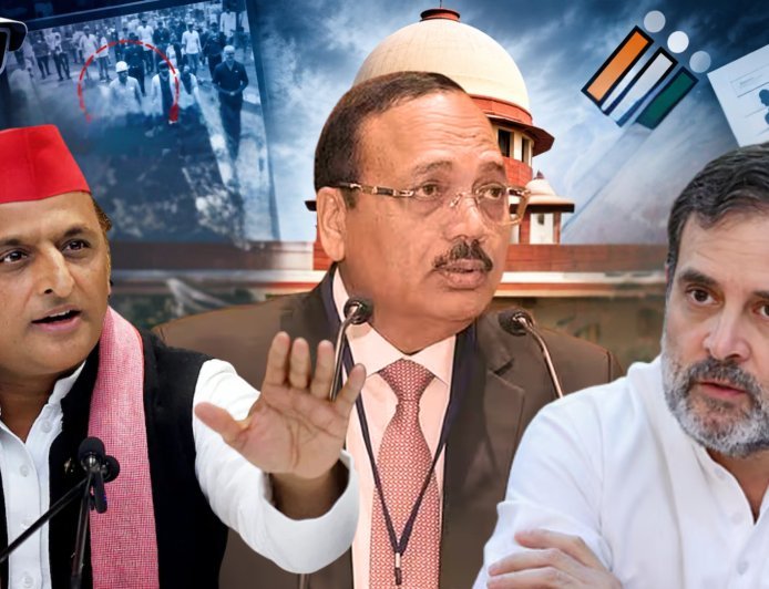 सुप्रीम कोर्ट मार्च पर राहुल गांधी समेत 15 नेताओं को नोटिस, CJI सूर्यकांत बोले- कोर्ट को धमका नहीं सकता कोई, CCTV फुटेज सुरक्षित रखने का आदेश