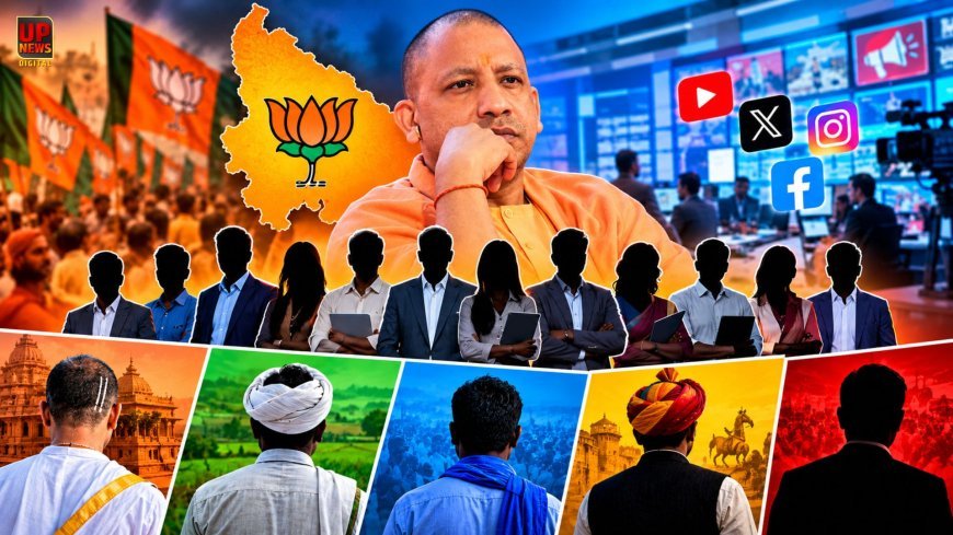 2027 से पहले भाजपा ने साधा जातीय समीकरण, नई मीडिया टीम में 10 ब्राह्मण, 8 पिछड़े, 4 दलित और 3 ठाकुर चेहरे, पूर्व मंत्री के विरोधी को मिली जगह