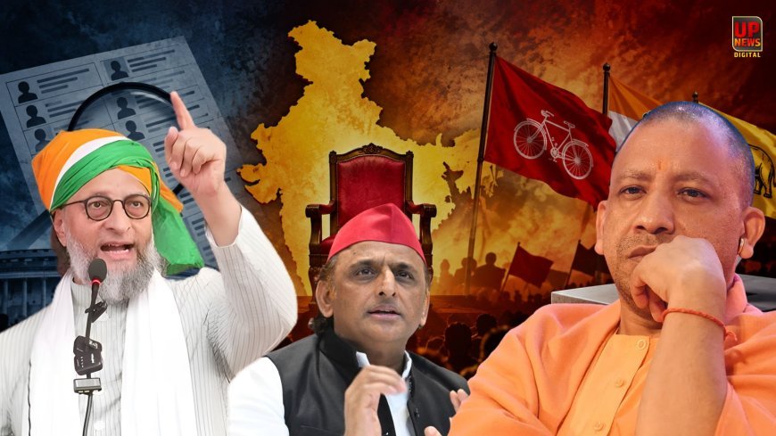 सपा-कांग्रेस ने मुसलमानों से सिर्फ दरी बिछवाई, ओवैसी के बयान को योगी के मंत्री ने दिया समर्थन, सपा को बताया चीन का माल 