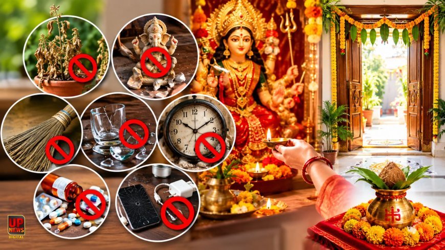 नवरात्रि से पहले घर से हटाएं ये 5 चीजें, सूखी तुलसी और खंडित मूर्तियों को लेकर वास्तु में बताई गई है खास मान्यता