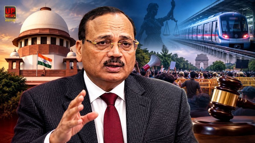 'मक्खी मारने के लिए हथौड़ा न चलाएं' कॉकरोच जनता पार्टी के प्रदर्शन से पहले सरकार को CJI ने लगाई फटकार, दिल्ली के 57 मेट्रो स्टेशन बंद