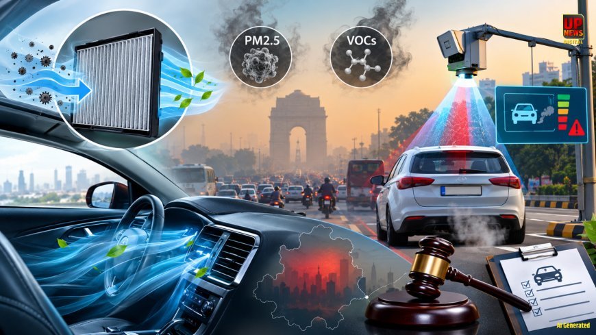 दिल्ली-NCR में गाड़ियों में एयर फिल्टर लगाना हो सकता है जरूरी, 1 अप्रैल 2028 से प्रदूषण की रियल-टाइम जांच का प्रस्ताव, ज्यादा धुआं छोड़ने वाली गाड़ियों पर होगी कार्रवाई