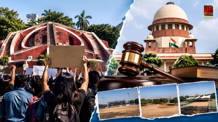 जंतर-मंतर पर प्रदर्शन बंद करने के फैसले को सुप्रीम कोर्ट में चुनौती, इंडियन यूथ कांग्रेस भी हाईकोर्ट पहुंची, रामलीला मैदान समेत 3 नई जगहों पर उठे सवाल